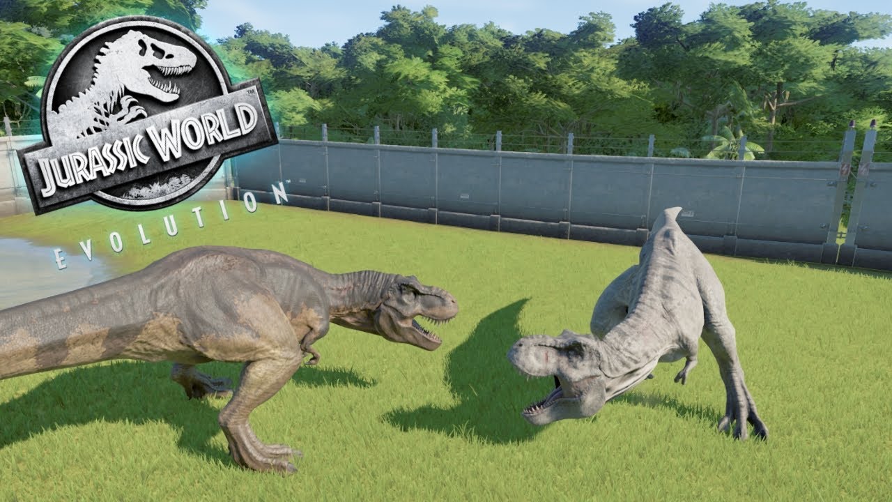 ALL T. REX SKINS BATTLE ROYALE| Jurassic World Evolution
