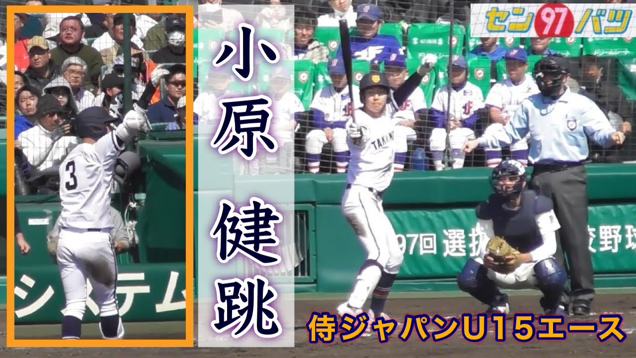 『小原健跳 侍ジャパンU15エースが聖地デビュー』高松商vs早稲田実