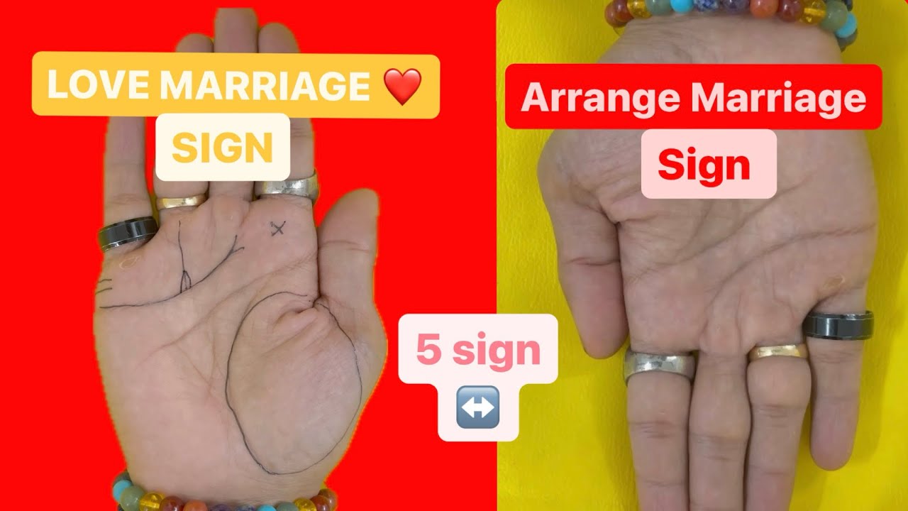 Love Marriage ya Arrange Marriage jane khud se apna hath dekh ke #astrology #palmistry #marriage