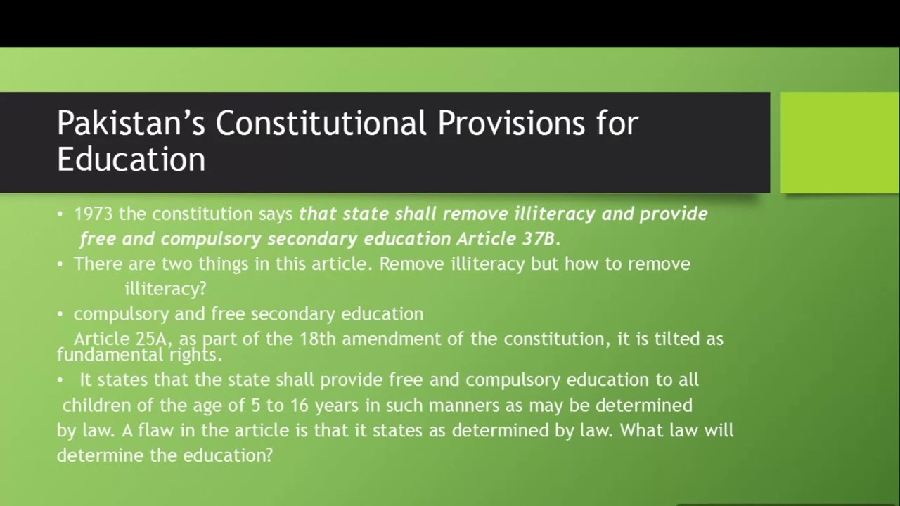 Status of Education in Pakistan #History of Education in Pakistan