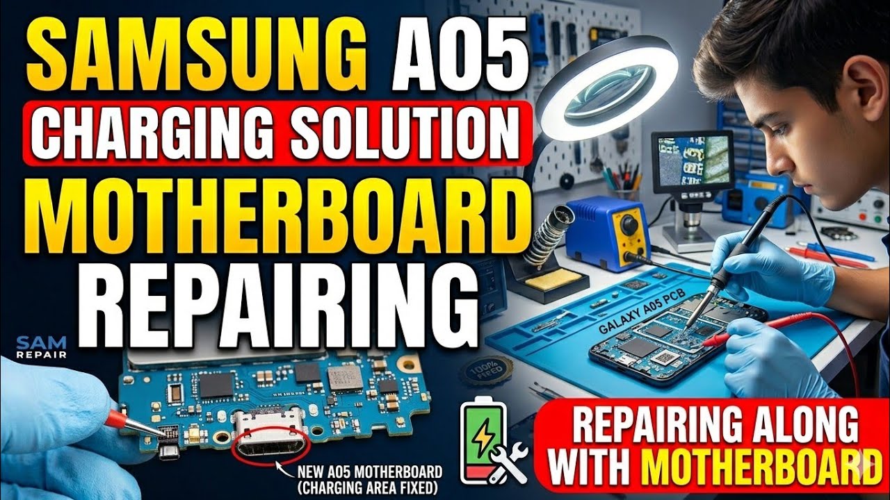 Samsung A05 charging Solution 
