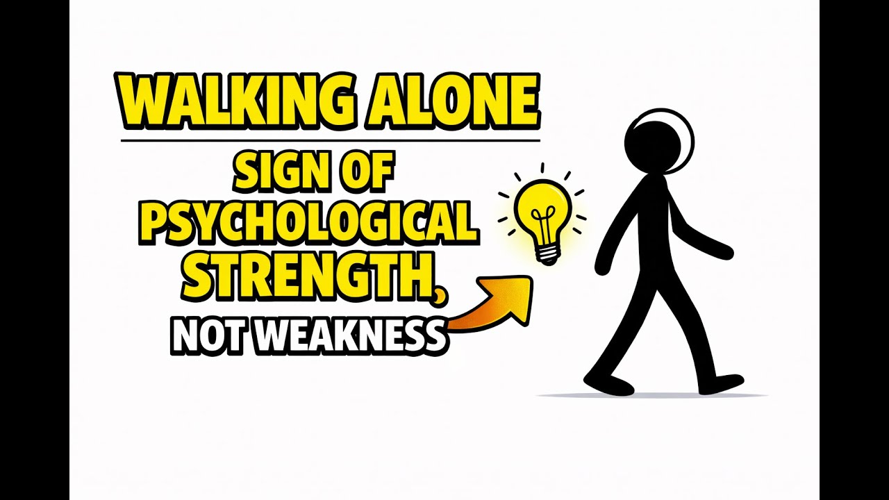 Why Walking Alone Is a Sign of Mental Strength (Not Weakness)