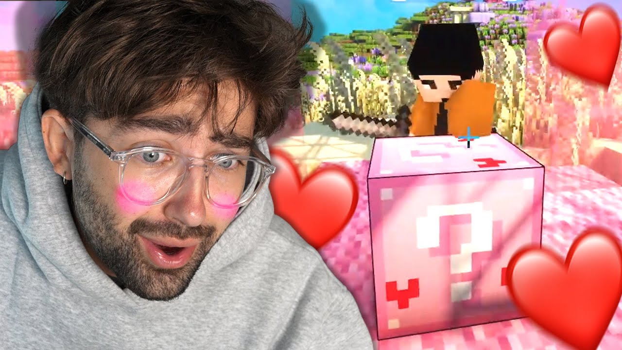 IL FAUT FAIRE UN BISOUS AU BLOCK 😗 (Minecraft Lucky Block avec Raffale)