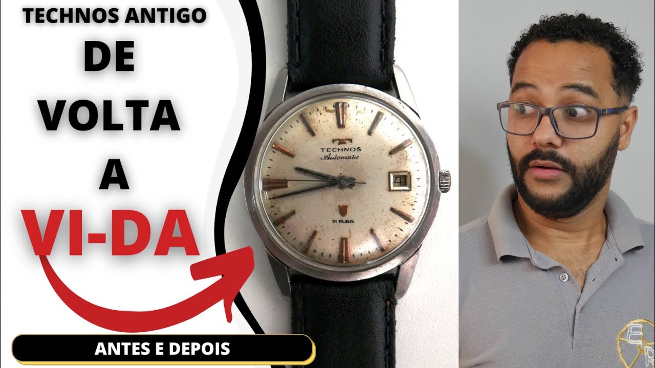 Manutenção e Restauração Technos Automático Eta 2472,