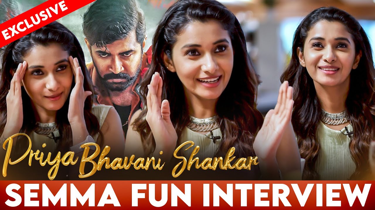 😂Flight-லயே Public Nuisance பண்ணிட்டோம்! Priya Bhavani Shankar Semma Fun Interview | Yaanai | Hari