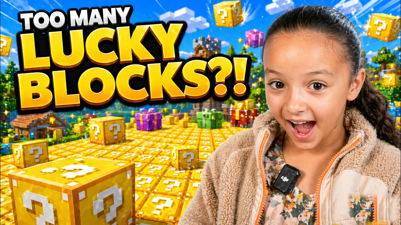 Too Many Lucky Blocks?! 🍀 Minecraft Surprise!