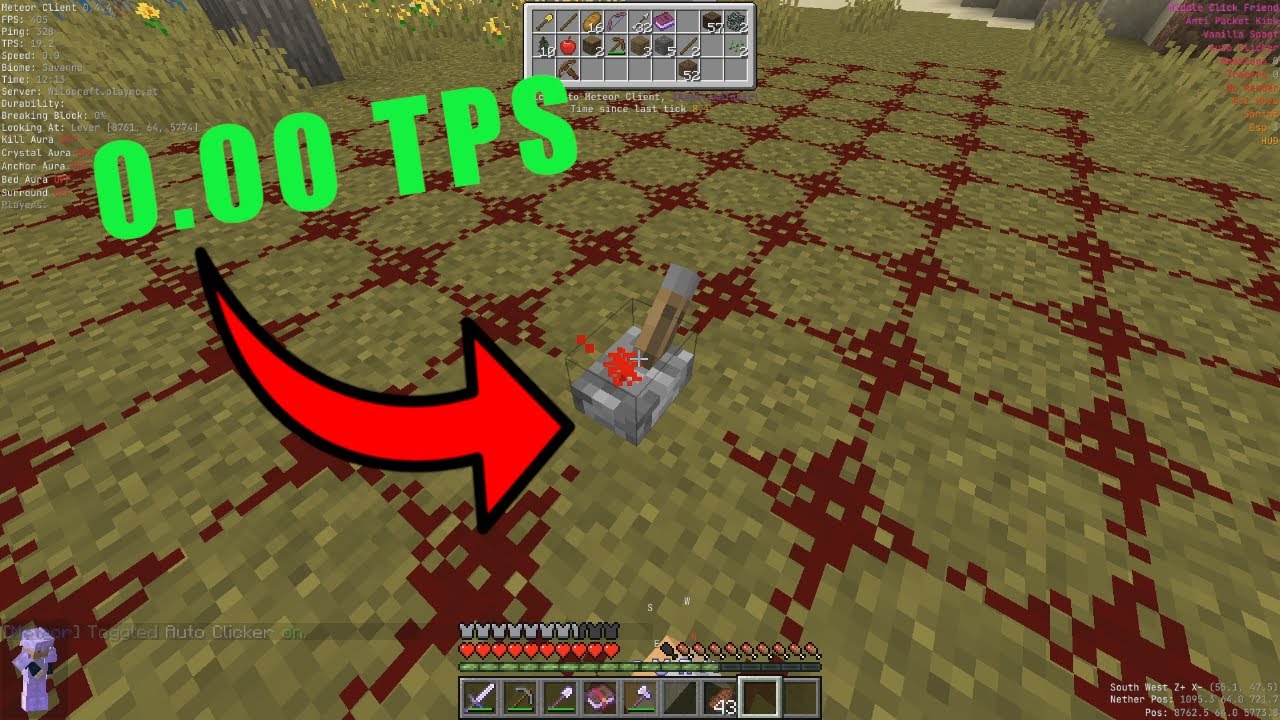 Crashing a TINY p2w Minecraft server with the SMALLEST lag machine