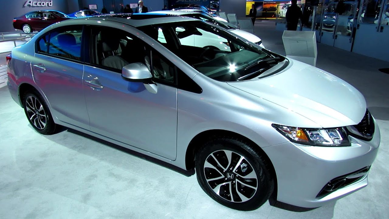 2013 Honda Civic EX-L Navi -  Exterior and Interior Walkaround - 2013 Detroit Auto Show