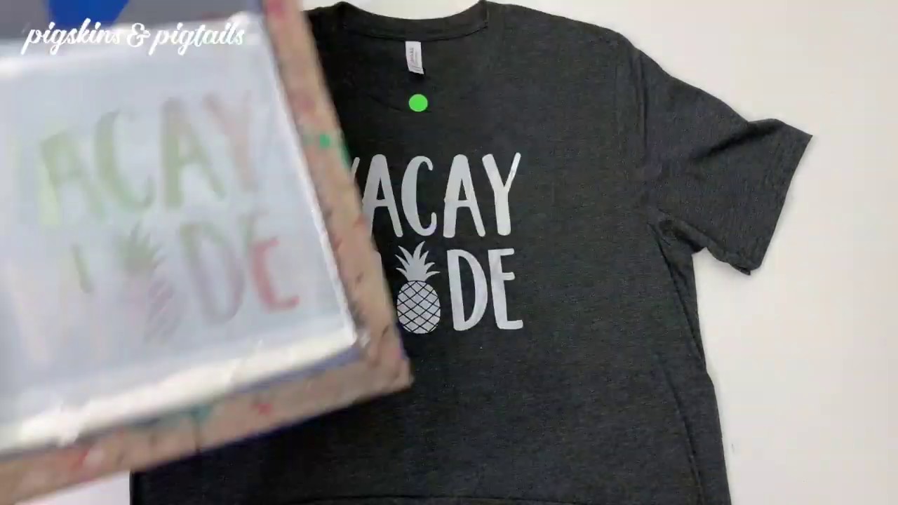 Make a Permanent Screen Printing Stencil with HTV