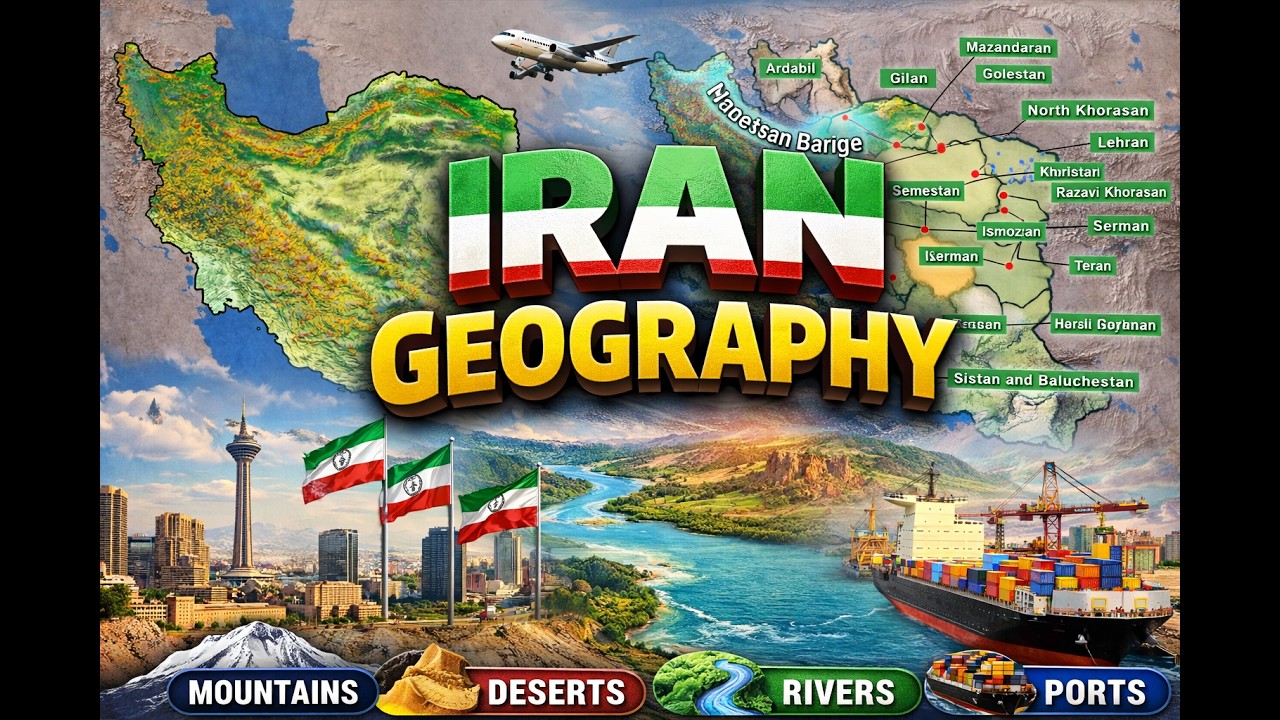 Inside Iran's Geography: Deserts, Rivers & Mountain Barriers