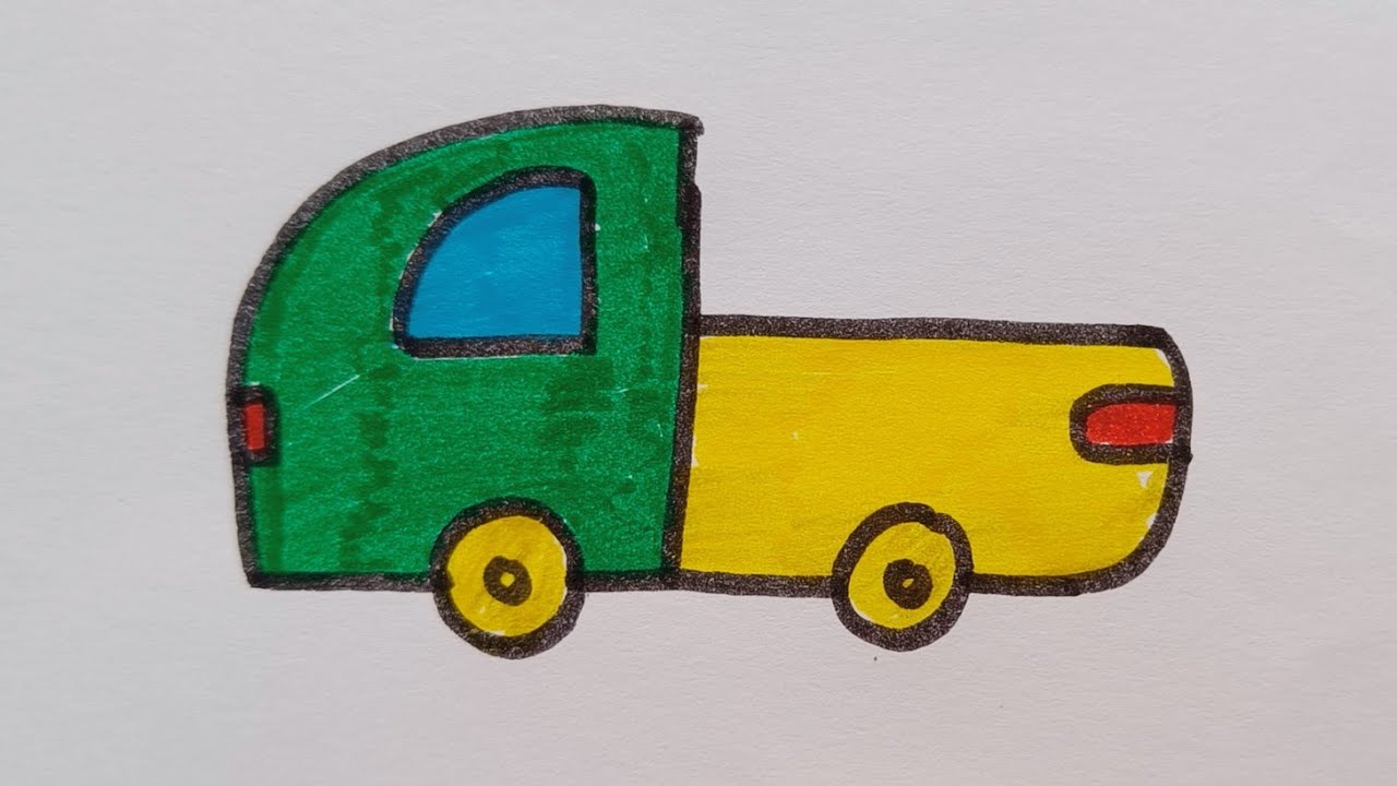 How to draw a garbage truck 🚛।। Garbage truck drawing easy tutorial।। 