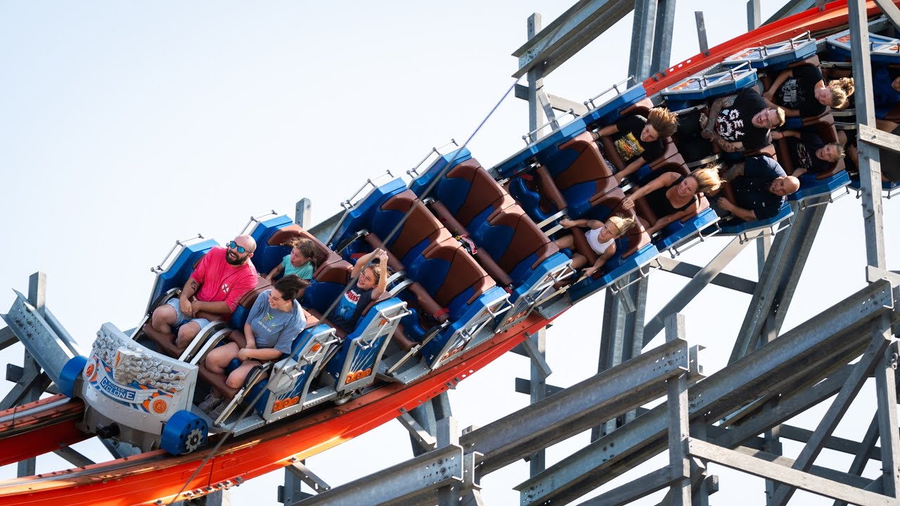 Wicked Cyclone | Six Flags New England | 2023 4K Offride