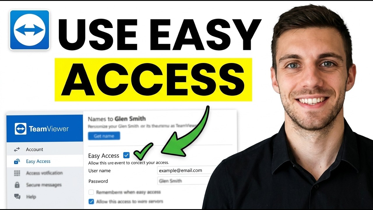 How To Use Easy Access in Teamviewer (Simple Tutorial)