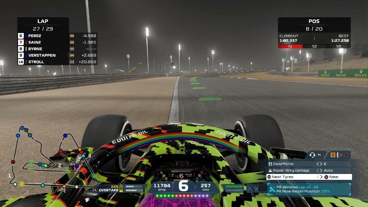 The Worst Kerb On The F1 Games
