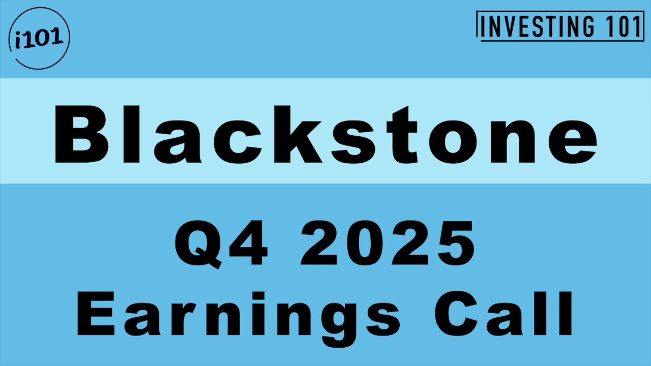 Blackstone Q4 2025 Earnings Call