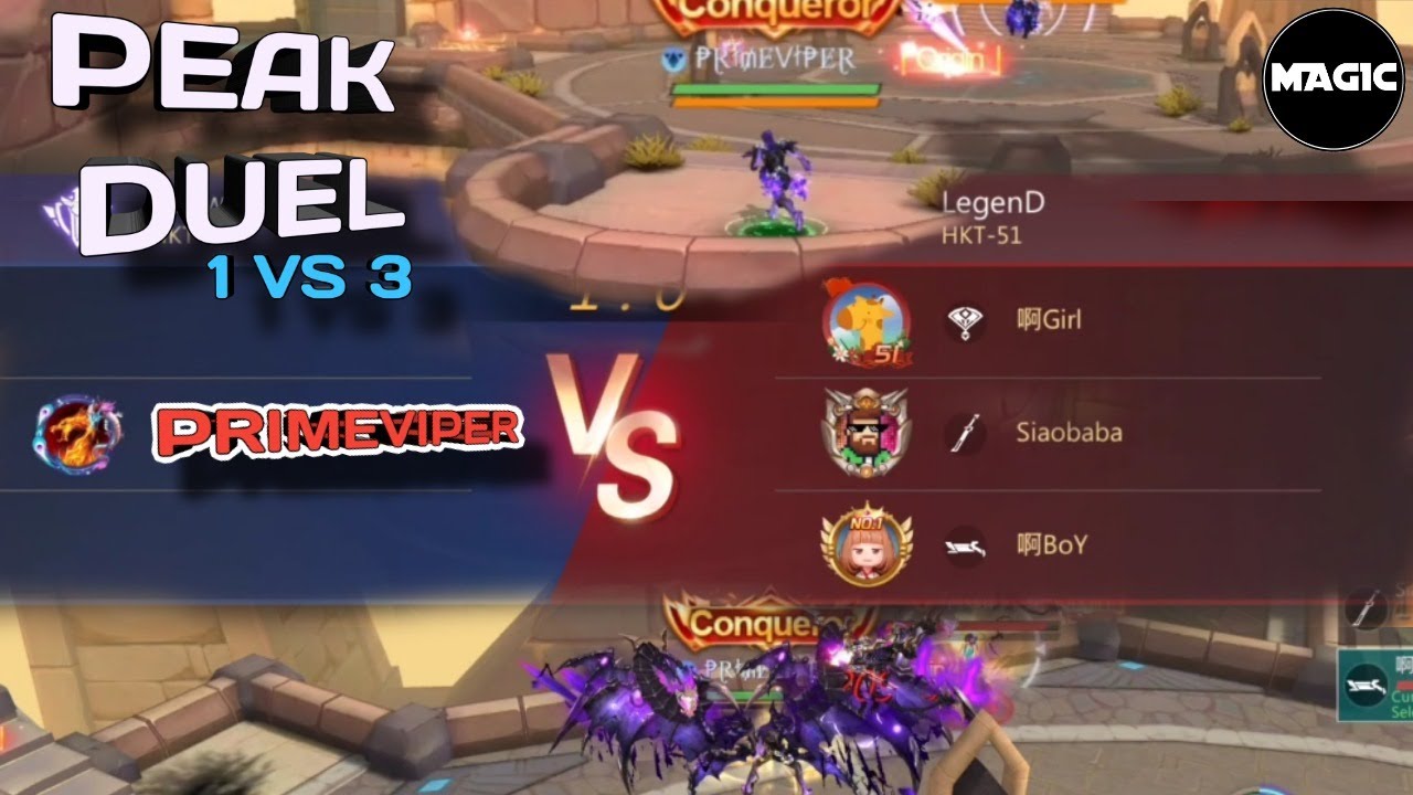 Eternal Sword m Peak Duel | PrimeViper VS 3 Players