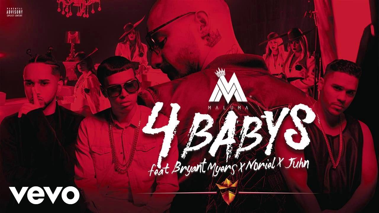 Maluma Ft Bryant Myers, Noriel & Juhn El AllStar &ndash; 4 Babys MP3