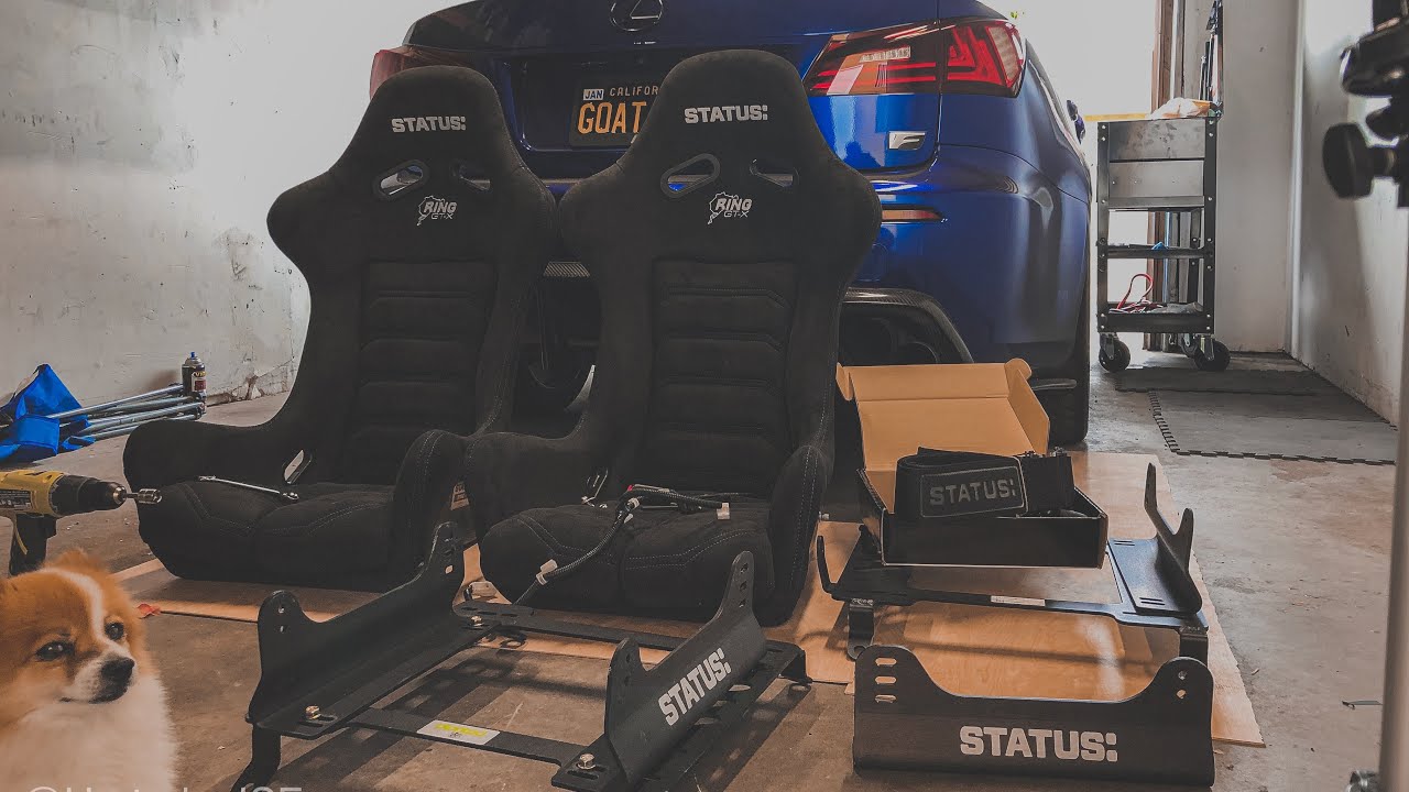 Lexus ISF get Status Racing seats