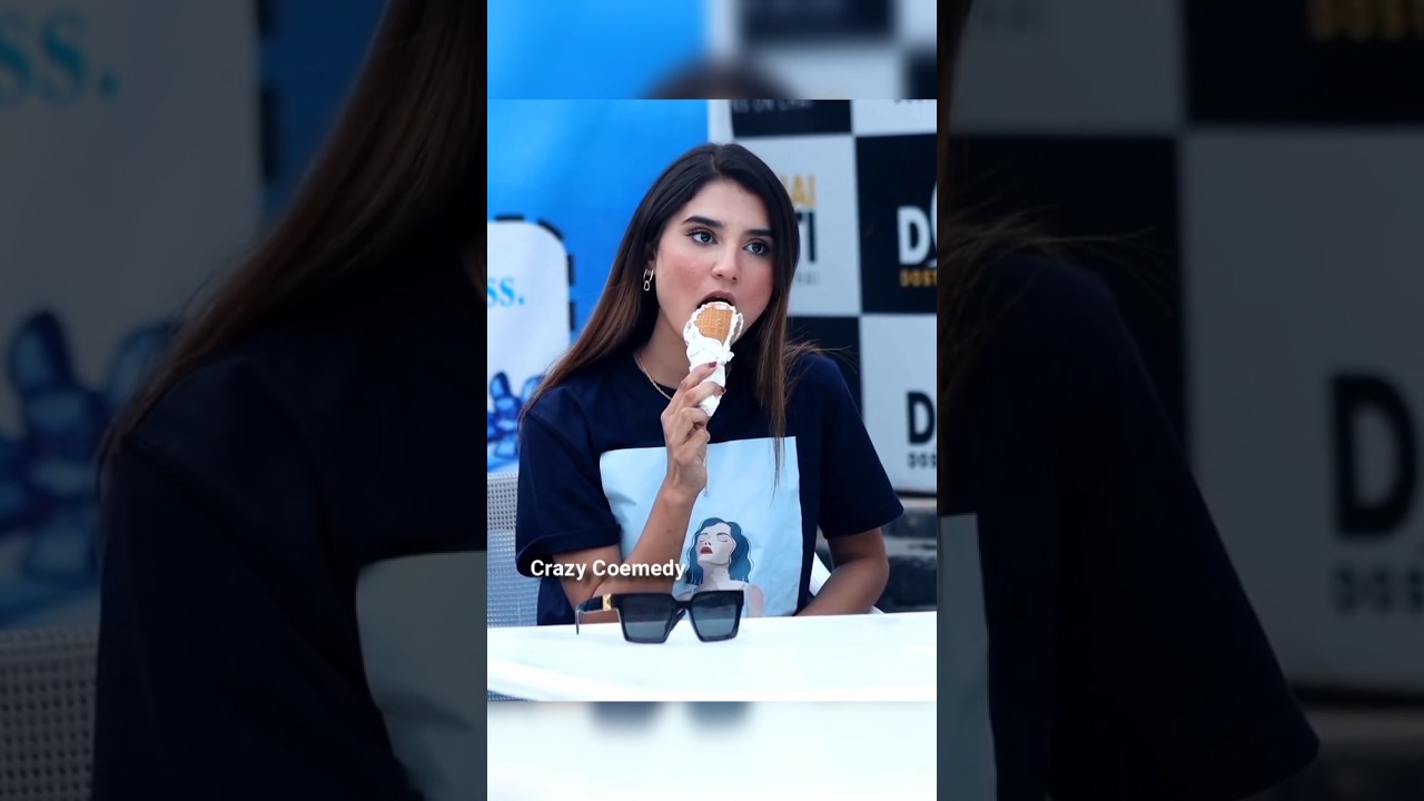 BLIND GIRL EATING ICE CREAM AND FLIRTING WITH BOYS PRANK#shorts #short #funny #prank