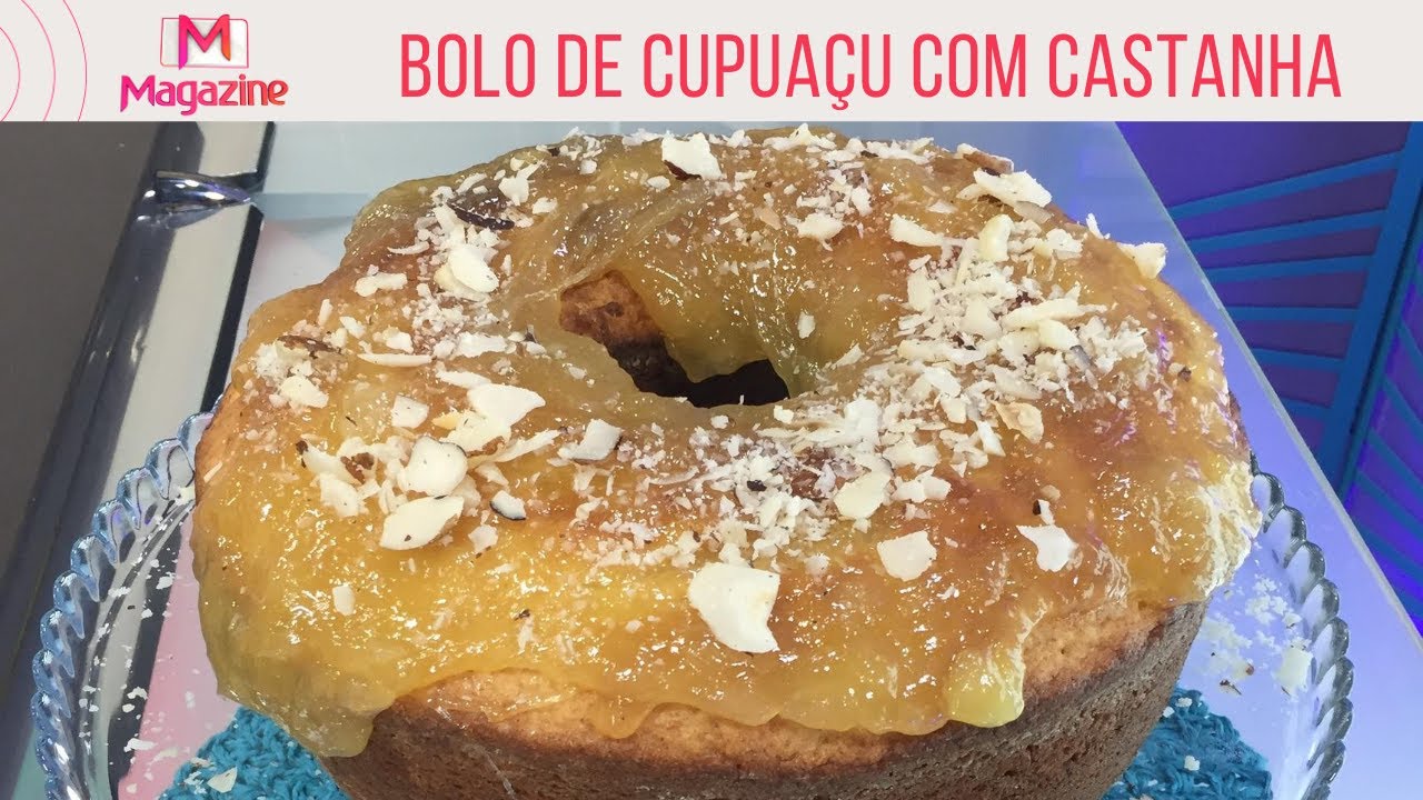 Receita: Como fazer bolo de cupuaçu com castanha