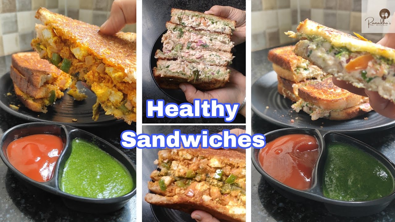 😋 High-Protein Hung Curd Sandwiches | Healthy Sandwich for Weight Loss | Ramadha's Kitchen 