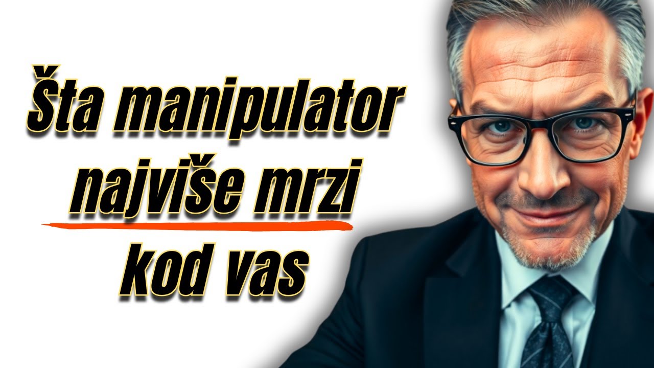 Kako tvoje samopo&scaron;tovanje TERORI&Scaron;E manipulatora - evo &scaron;ta rade tada