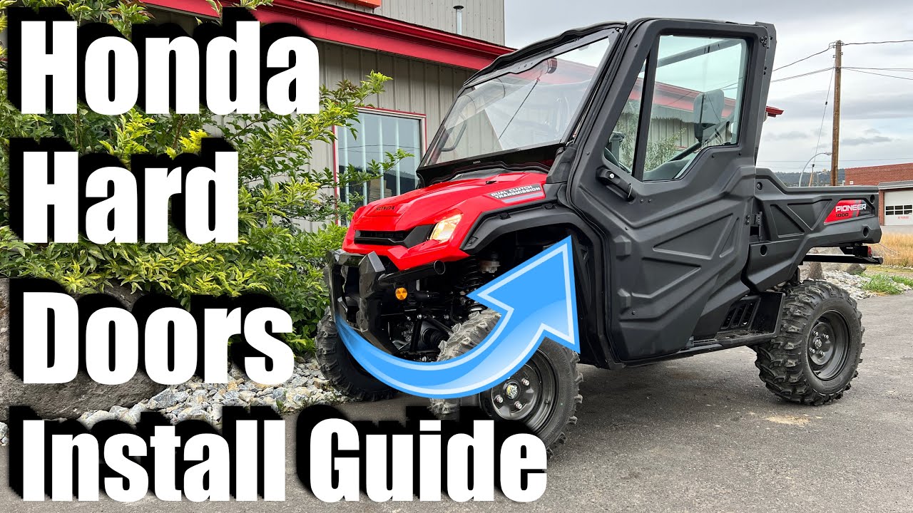 Honda pioneer 1000 hard door panel install step-by-step guide