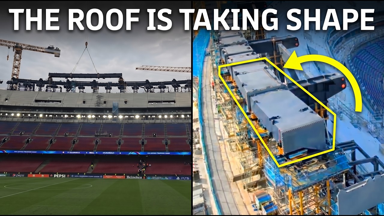 Camp Nou Roof Rising Fast(08 May 2026)|| Massive Progress in VIP Ring, Third Tier & Compression Ring