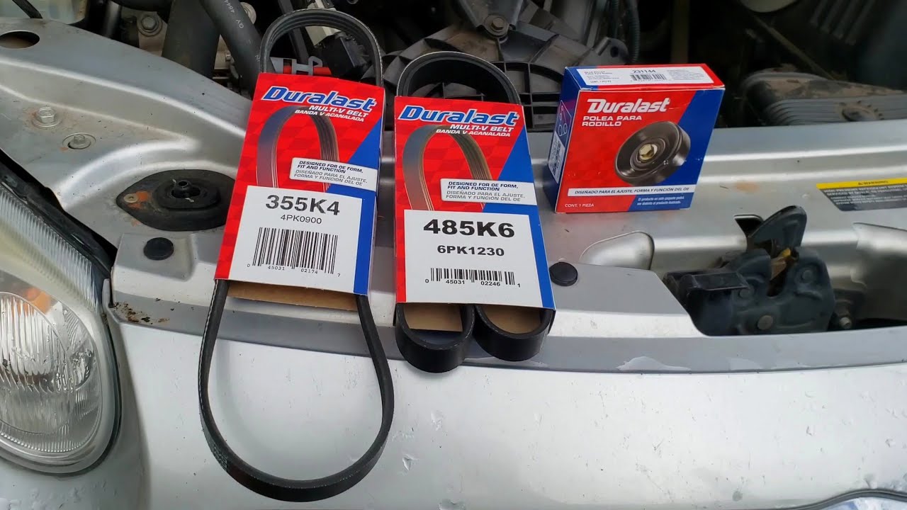 How to change alternator belt and power steering belt on 03 Chrysler Sebring