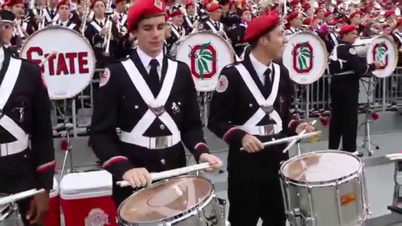 Ohio State University Marching Band Drumline Highlights