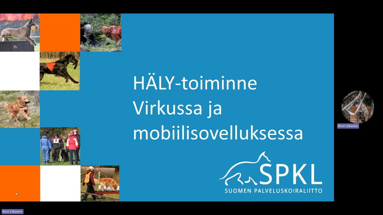 Hälytoiminne Virkussa ja mobiilisovelluksessa