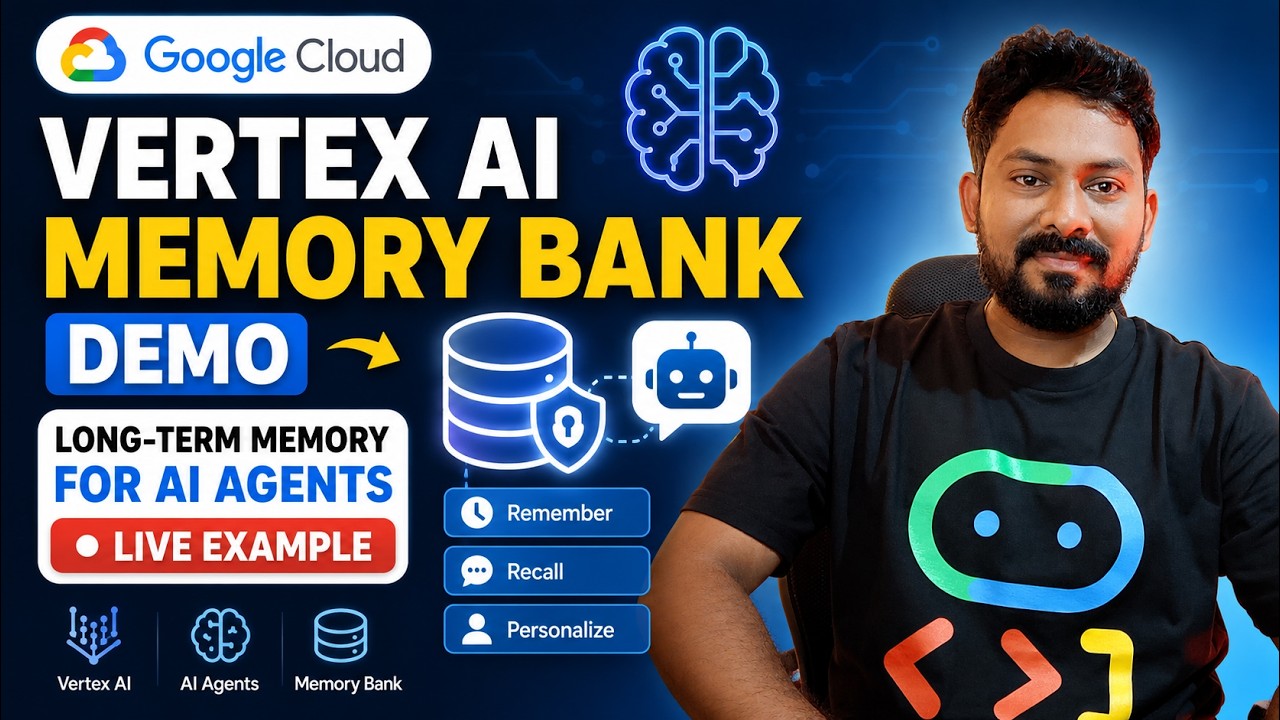 Vertex AI Memory Bank Demo | Long-Term Memory for AI Agents (Live Example)