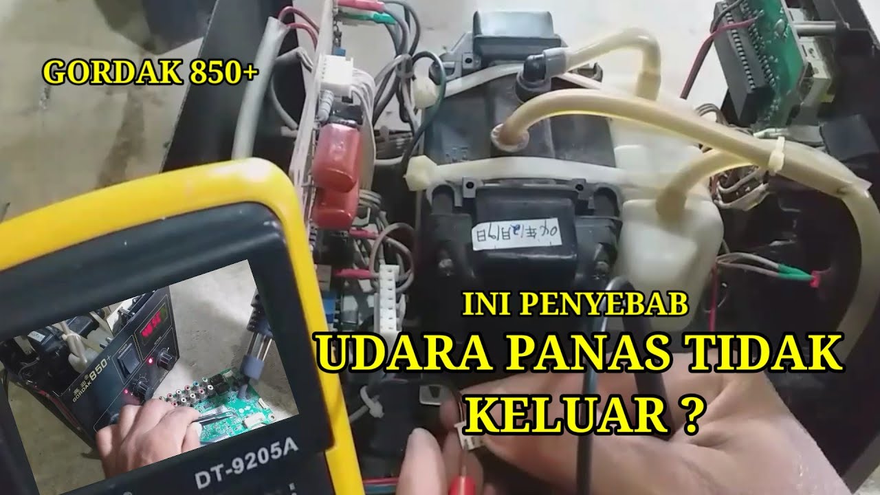 SERVICE BLOWER GORDAK 850+ TIDAK BISA PANAS.