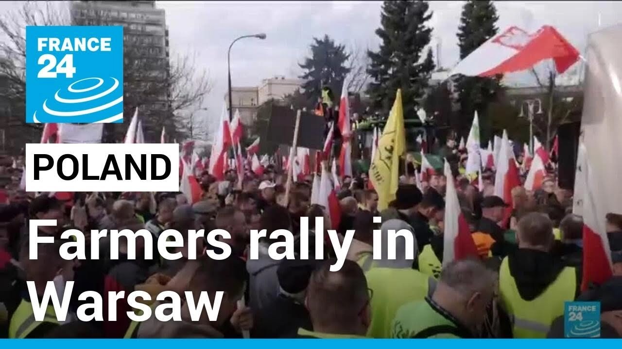 Polish farmers rally in Warsaw against EU policies, Ukraine imports &bull; FRANCE 24 English