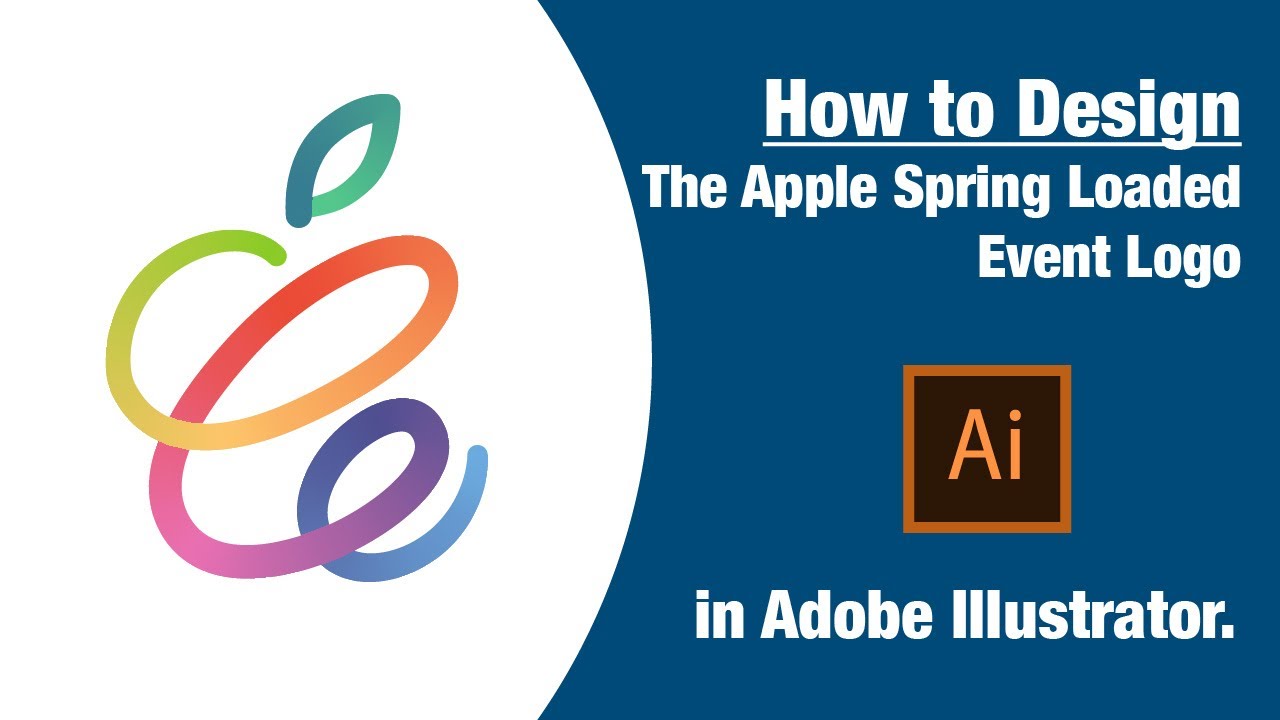 How To Design The Apple Spring Event Logo| Adobe Illustrator Tutorial