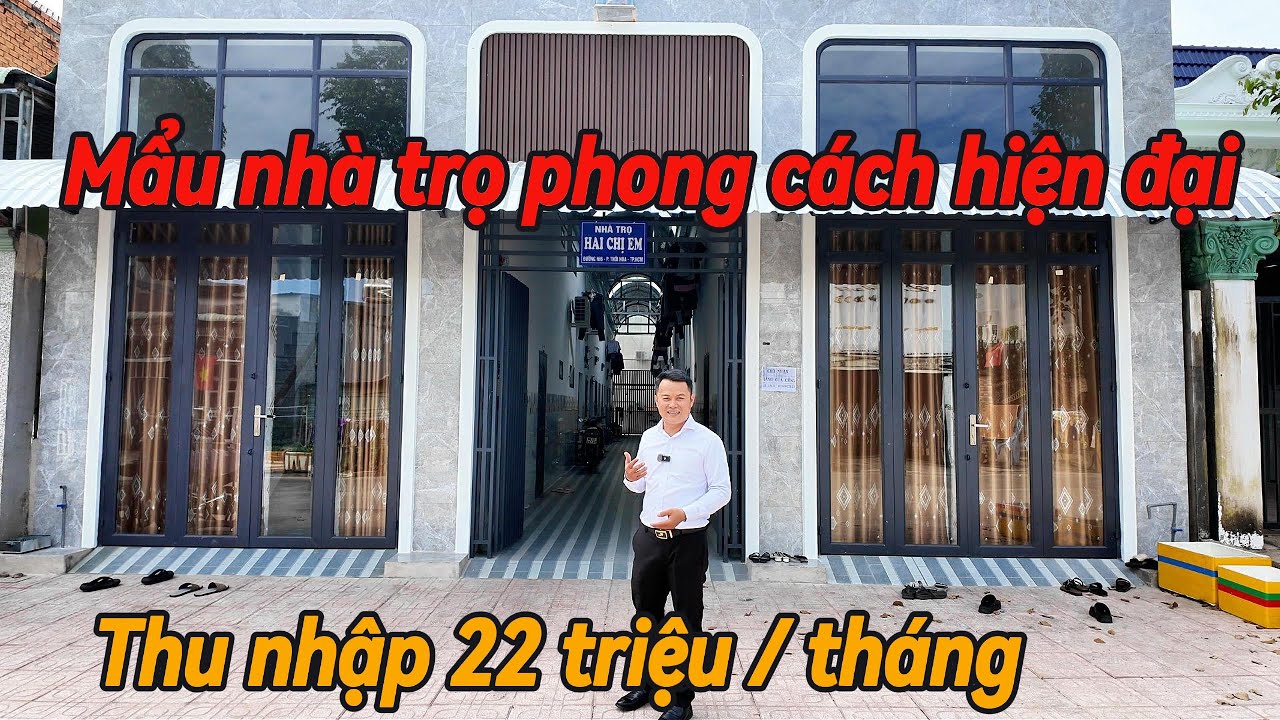 Nhà trọ dòng tiền phong cách hiện đại -  Thu Nhập 22 Triệu/Tháng – Trần Tín BĐS