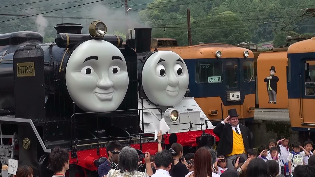 大井川鐵道きかんしゃトーマス号デビュー!お披露目運転【Debut Thomas the Tank Engine Train dari Oigawa Railway】