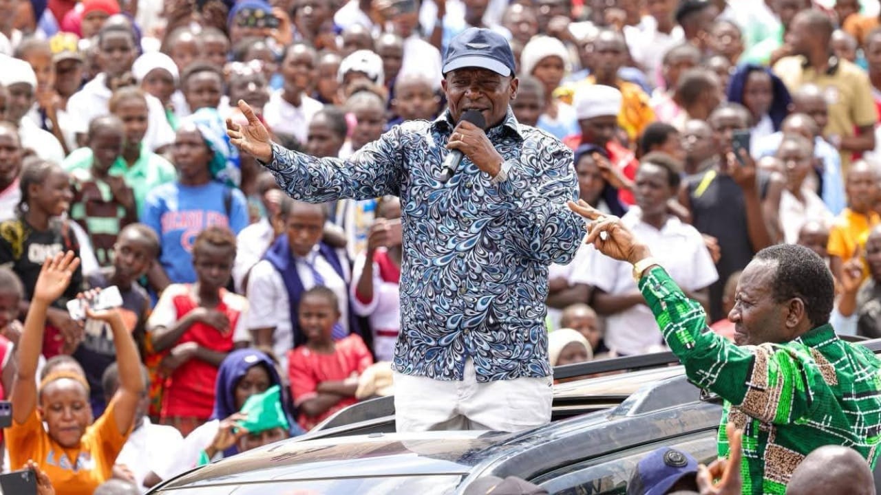 Live: DP Kindiki inspecting development Projects in Lunga Lunga, Kwale County