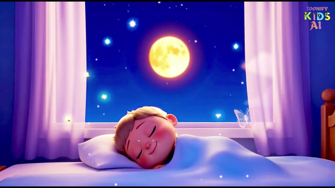 Lullaby for Babies | Sleepy Stars Lullaby | Gentle Bedtime Poem for Kids & Babies
