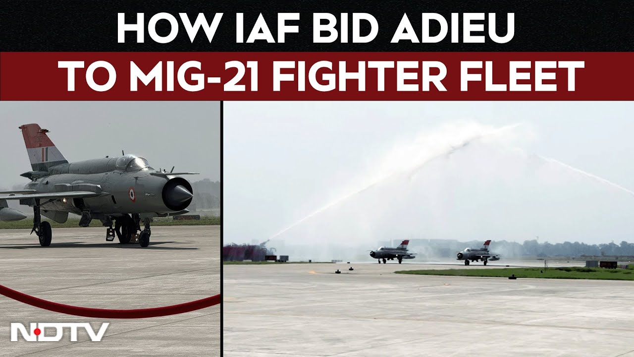 MiG 21 Farewell | From Last Flight To Water Cannon Salute: How IAF Bid Adieu To MiG-21 Fighter Jet