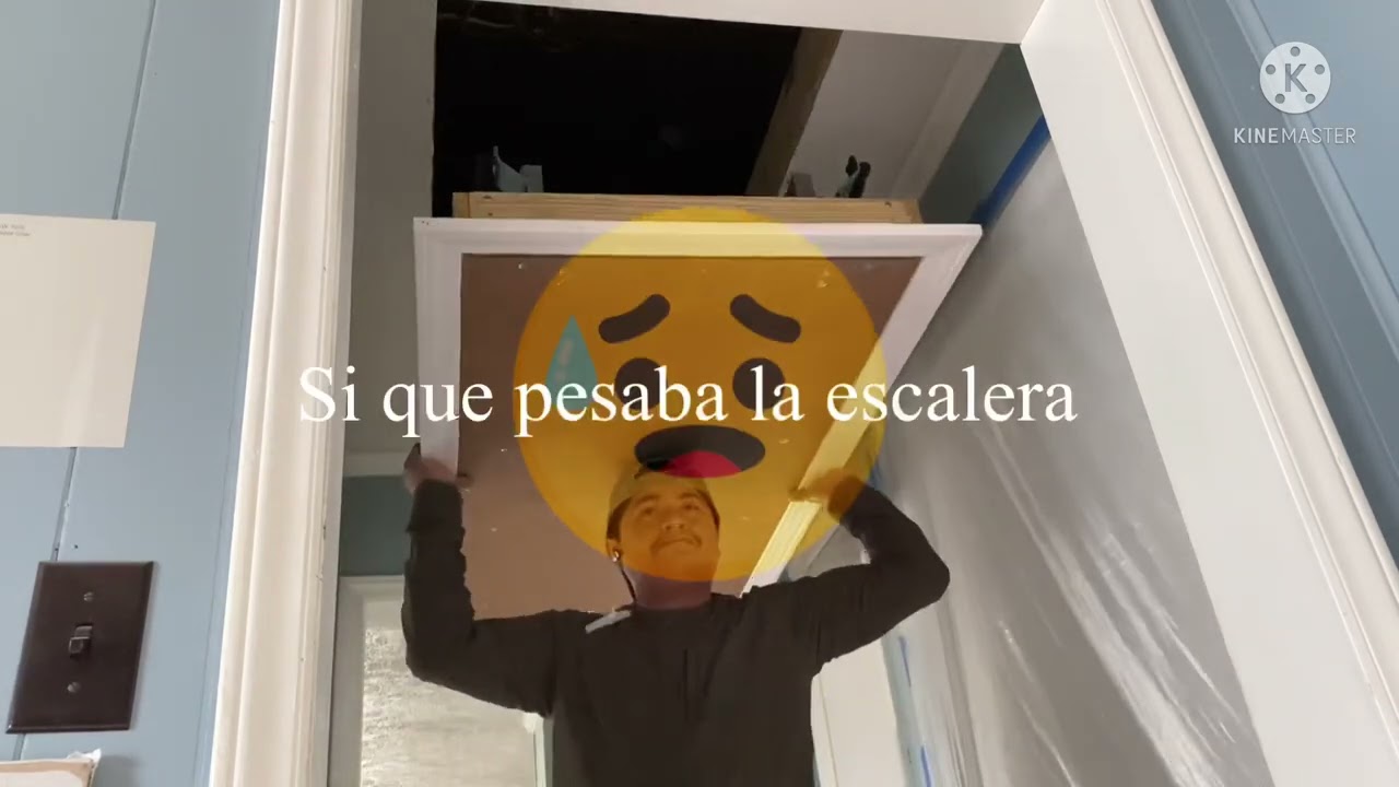 Como instalar una escalera de atico