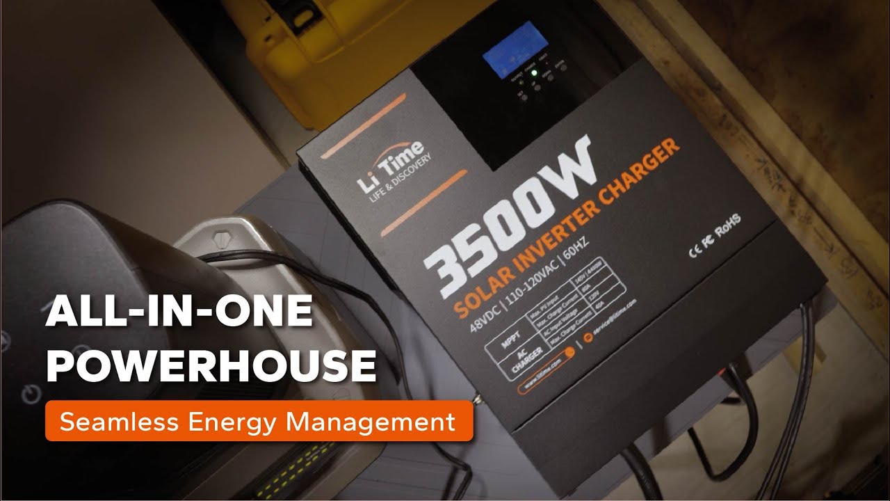 ⚡ The LiTime 48V 3500W Pure Sine Wave Solar Inverter Charger is here!