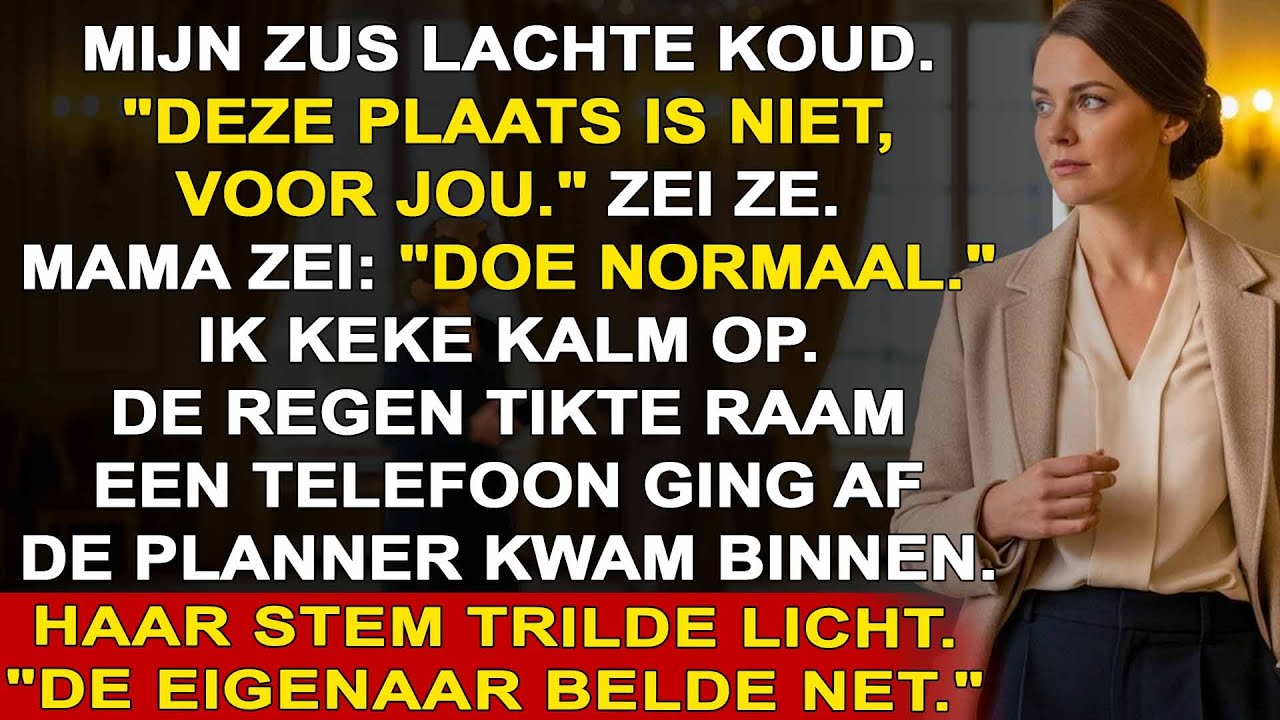 Mijn zus zei: ‘je kunt deze trouwlocatie niet betalen’ — tot de eigenaar belde.