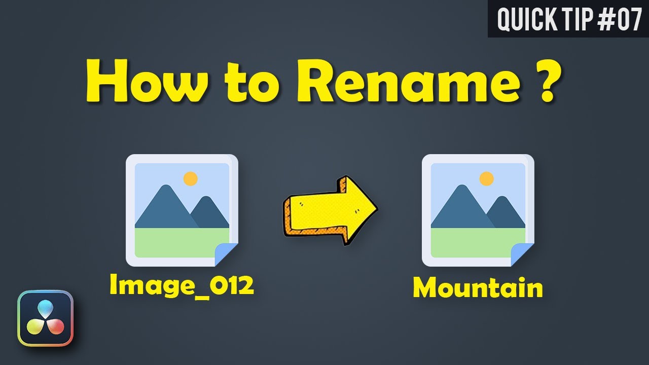 How to Rename layer of Timeline in Davinci Resolve #007