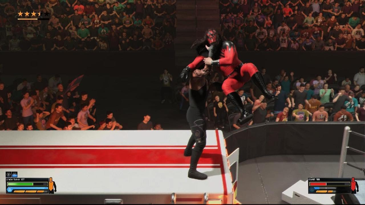 WWE 2K26 Undertaker vs Kane Awesome Ragdoll Physics