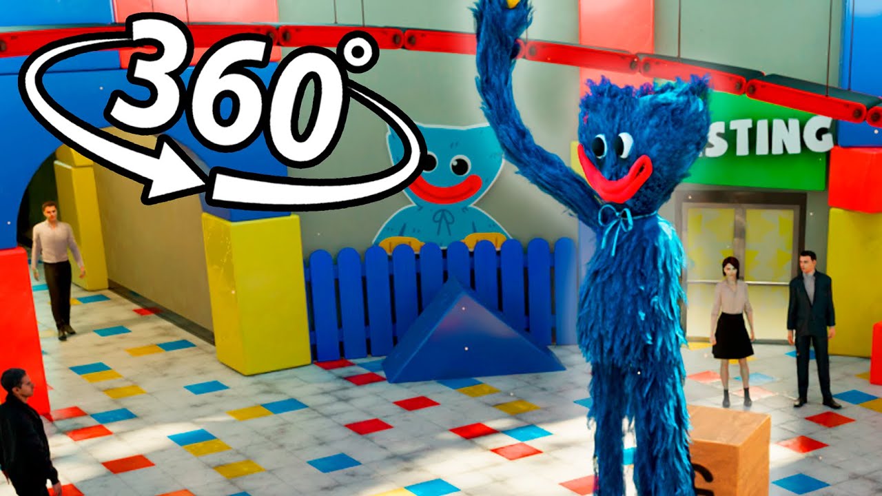 Huggy Wuggy Hour of Joy 360&deg; VR! Poppy Playtime Secret Scene: Chapter 4