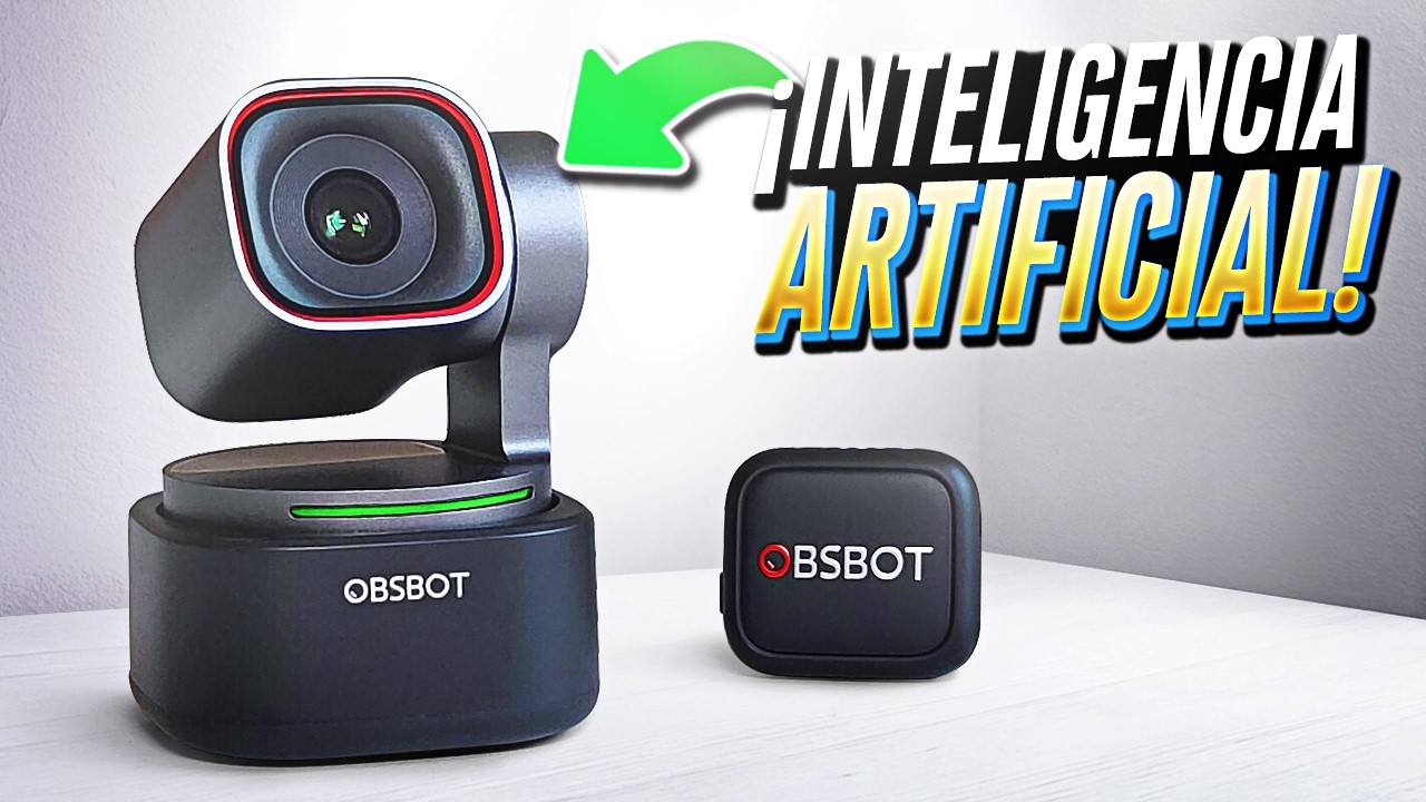¡Esta CONFIGURACIÓN FÁCIL con IA hará que tu WEBCAM se vea profesional! 🚀 OBSBOT TINY 3