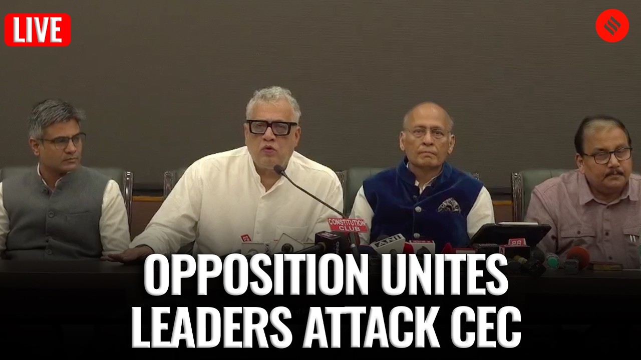 LIVE: Opposition Blasts Poll Body In Joint Press Conference | West Bengal Assembly Elections