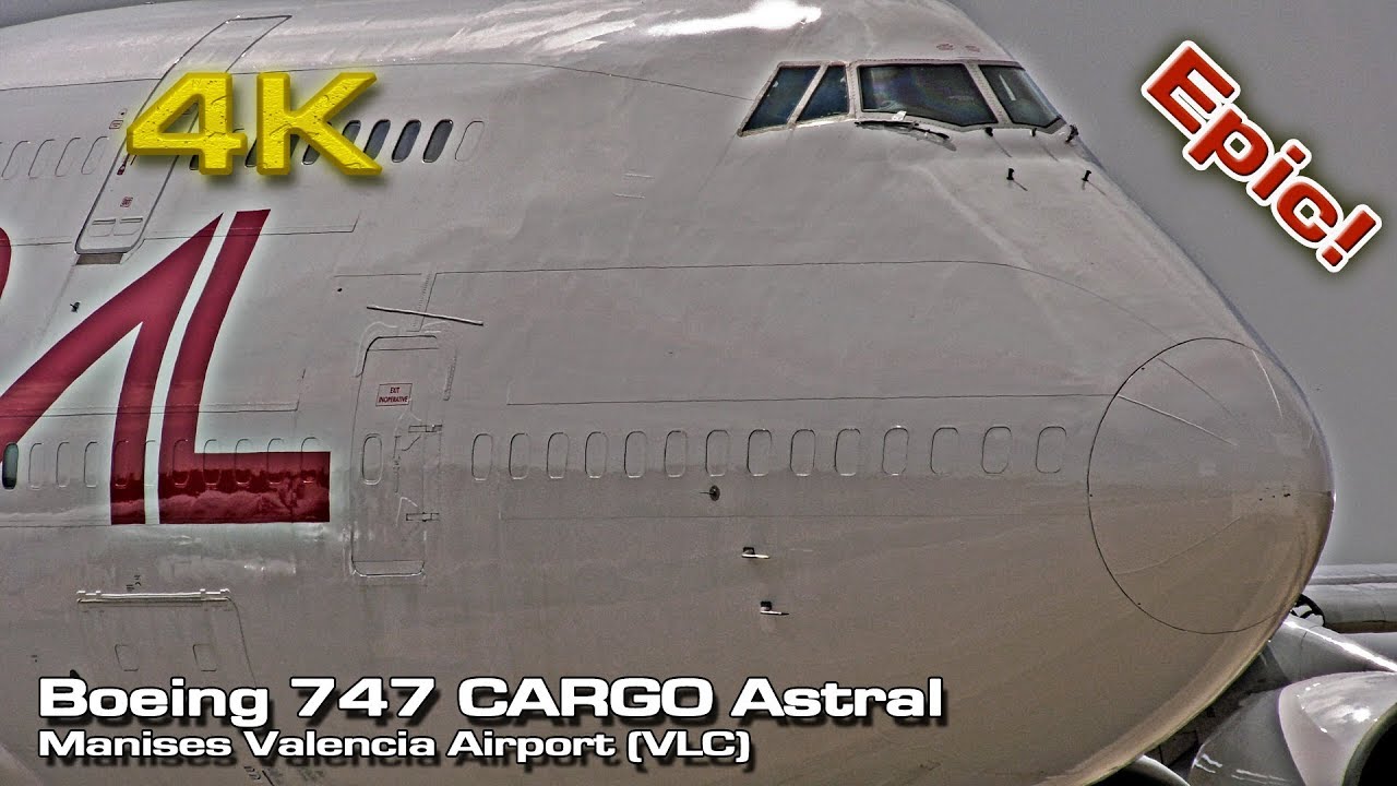Epic Boeing 747-400 [4k 50p] Astral Aviation takeoff VLC !(TF-AMM)