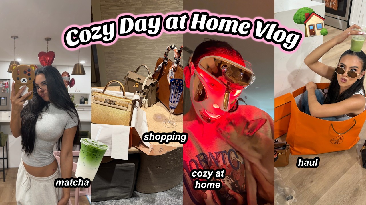 Cozy Day at Home Vlog ♡ Lazy day in my life, Walking around the mall, Shopping & Unboxing!